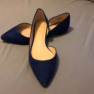Size 8 1/2 Nine West Royal Blue flats